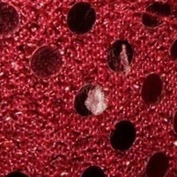 Taboo Dress Vintage 90s Red Sequin Glitter Open Back Hollywood y2k Prom Fairy - Picture 10 of 14